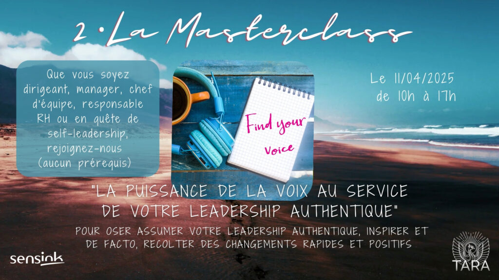 SENSINK le Vent du coeur Masterclass Leadership Anne Burniaux